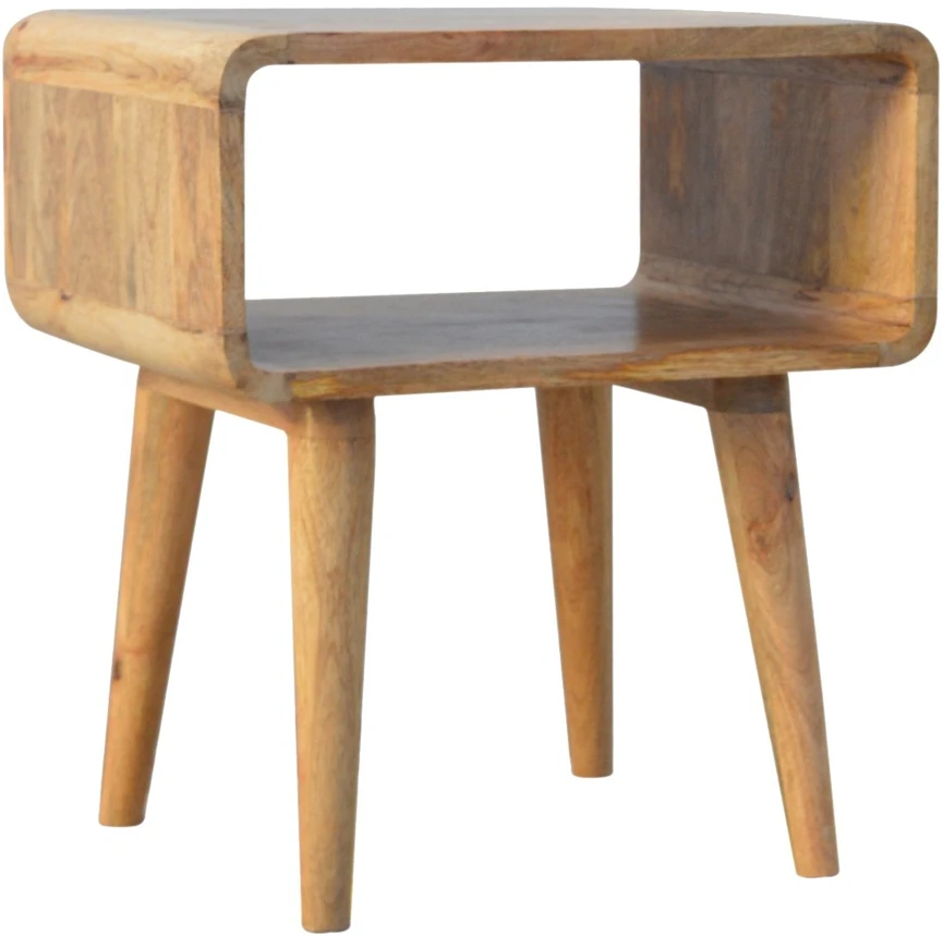 Artisan Furniture Lenktas naktinis staliukas, 45 cm