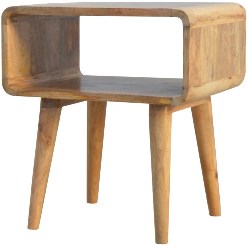 Artisan Furniture Lenktas naktinis staliukas, 45 cm