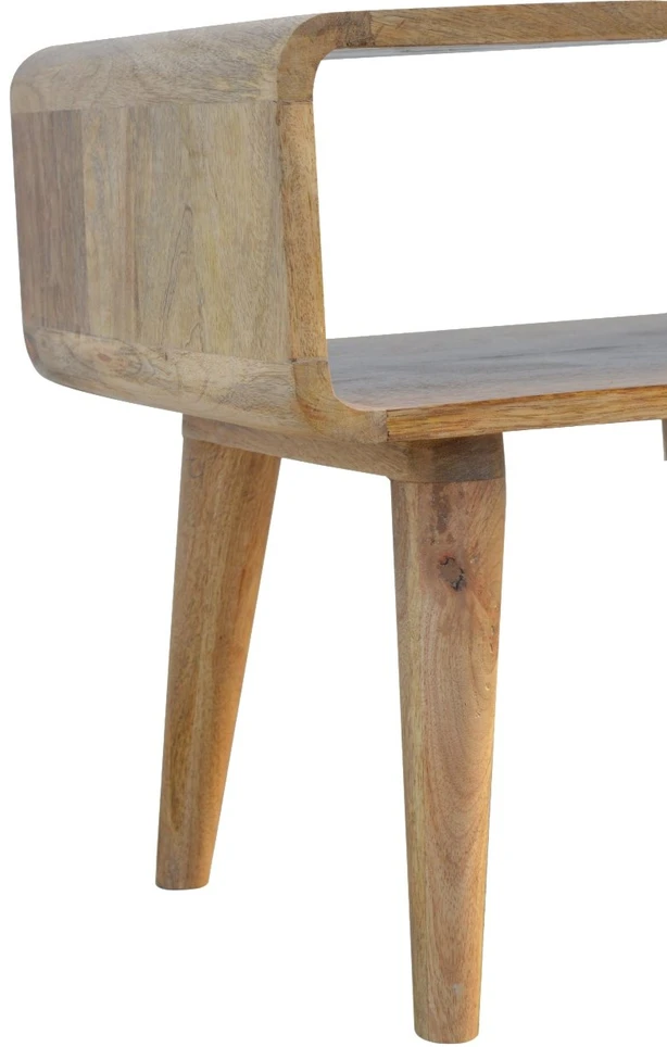 Artisan Furniture Lenktas naktinis staliukas, 45 cm