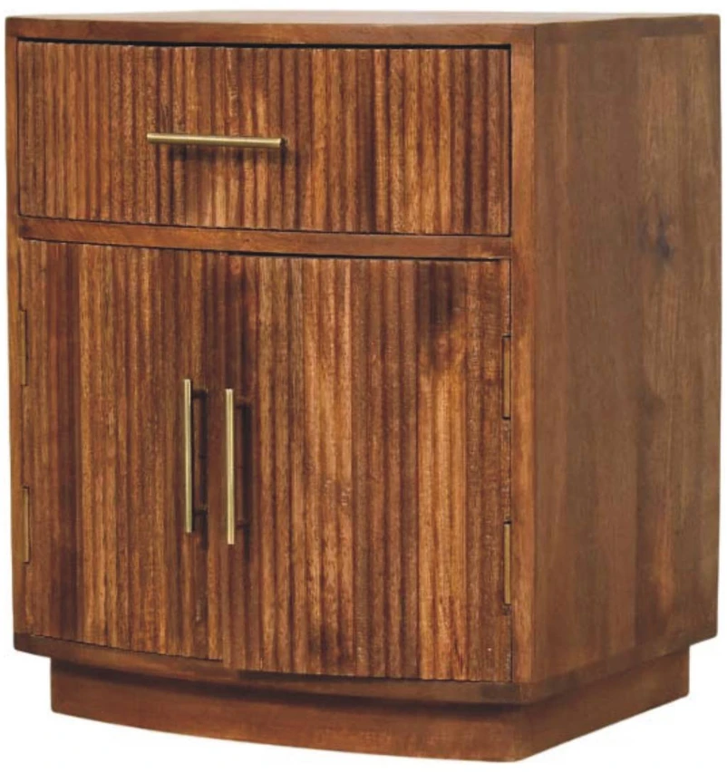 Artisan Furniture Lenktas naktinis staliukas, 50 cm