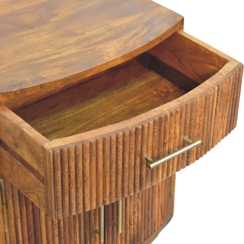 Artisan Furniture Lenktas naktinis staliukas, 50 cm