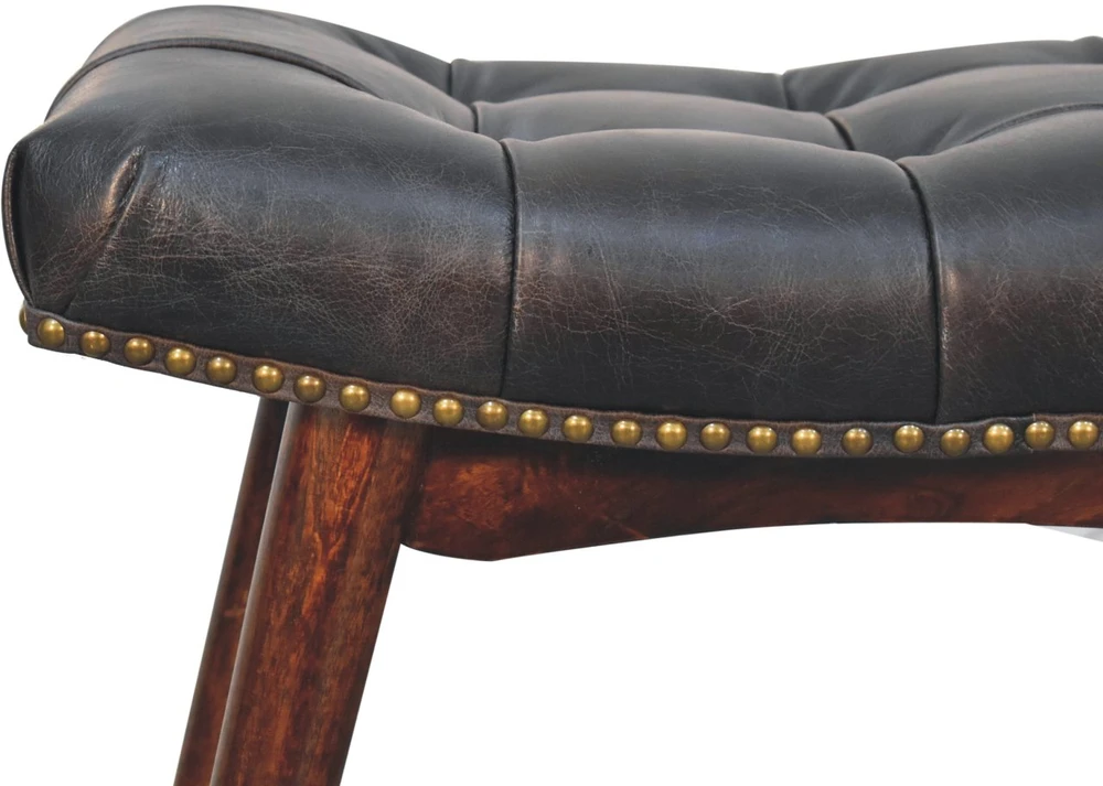 Artisan Furniture Mango medienos suoliukas, Kalifornijos riešutmedžio atspalvio