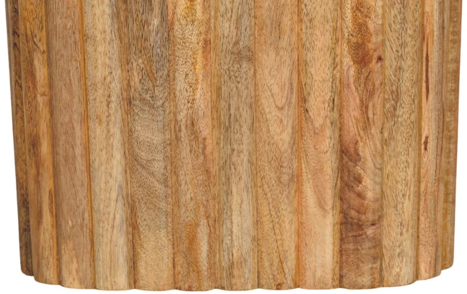Artisan Furniture Marble šoninis staliukas su marmuro detale, ąžuolo atspalvio