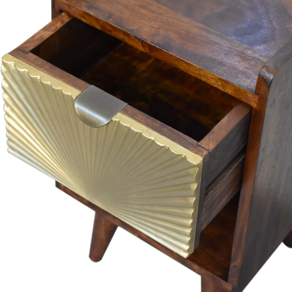 Artisan Furniture Mini naktinis staliukas su 1 stalčiumi