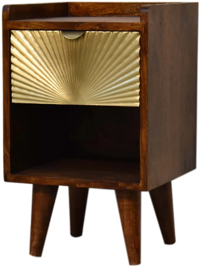 Artisan Furniture Mini naktinis staliukas su 1 stalčiumi