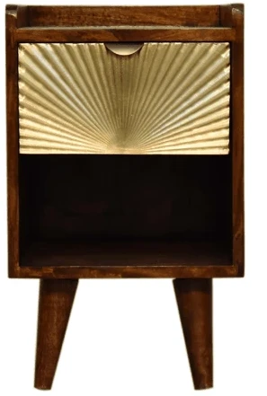 Artisan Furniture Mini naktinis staliukas su 1 stalčiumi
