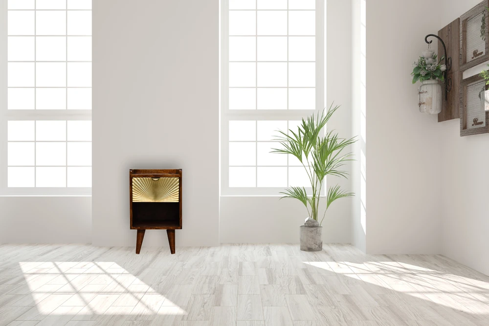 Artisan Furniture Mini naktinis staliukas su 1 stalčiumi