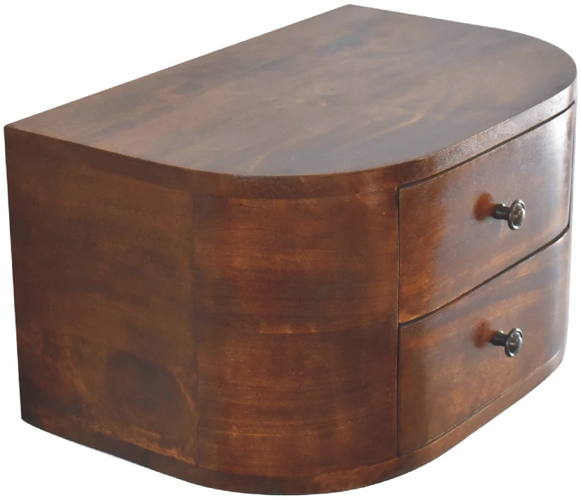 Artisan Furniture Naktinis staliukas su 2 stalčiais, 45 cm