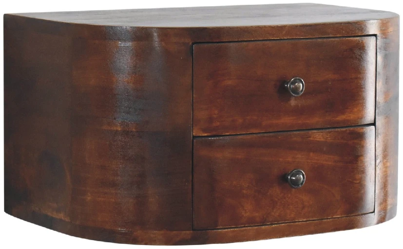 Artisan Furniture Naktinis staliukas su 2 stalčiais, 45 cm