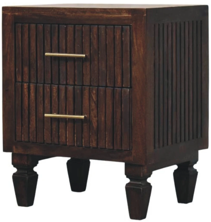 Artisan Furniture Naktinis staliukas su 2 stalčiais, 45 cm