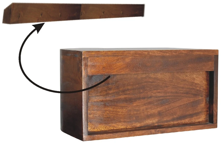 Artisan Furniture Naktinis staliukas su 2 stalčiais, 45 cm