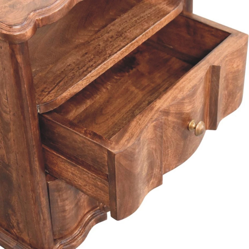 Artisan Furniture Naktinis staliukas su 2 stalčiais, 55 cm