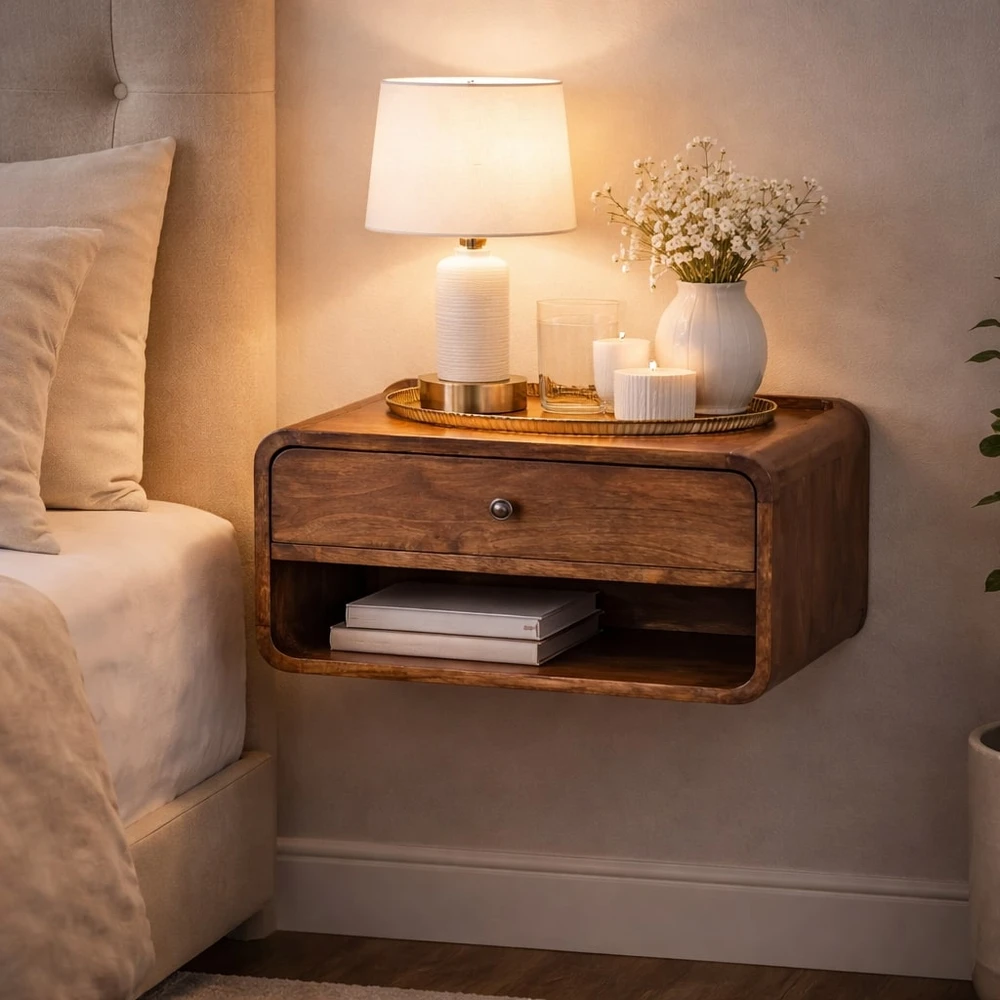Artisan Furniture Naktinis staliukas su 1 stalčiumi, 45 cm