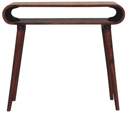 Artisan Furniture Amaya mango medienos konsolinis staliukas, kaštono atspalvio