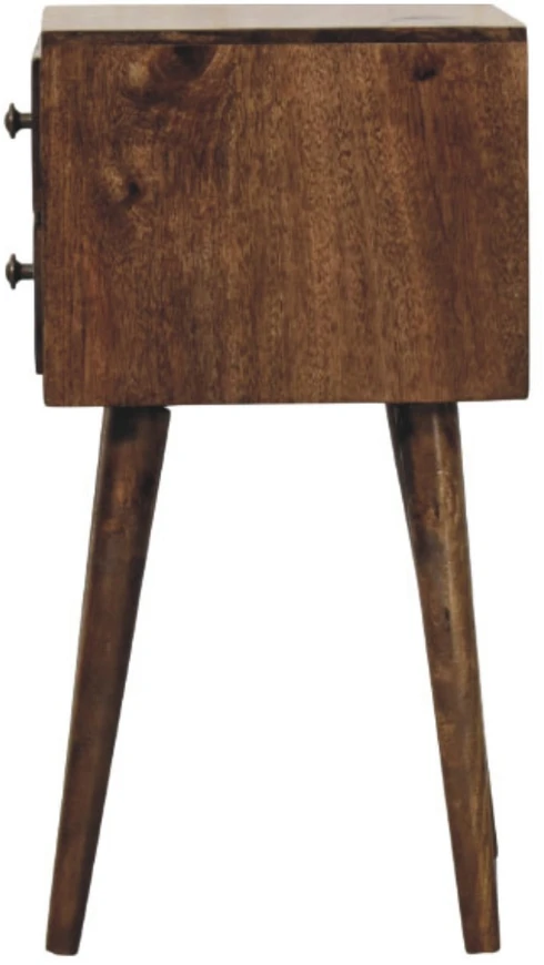 Artisan Furniture Nordic naktinis staliukas su 2 stalčiais
