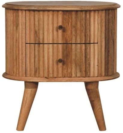 Artisan Furniture Soba skandinaviško stiliaus mango medienos naktinis staliukas