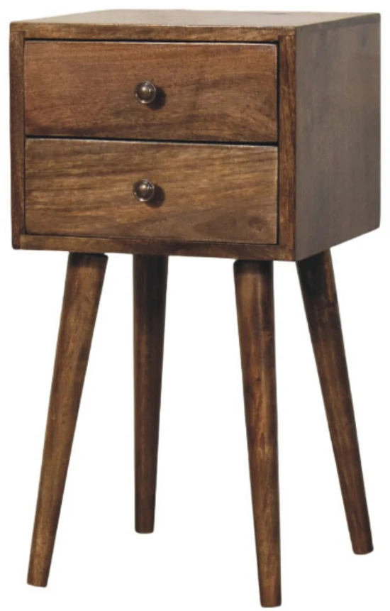 Artisan Furniture Nordic naktinis staliukas su 2 stalčiais