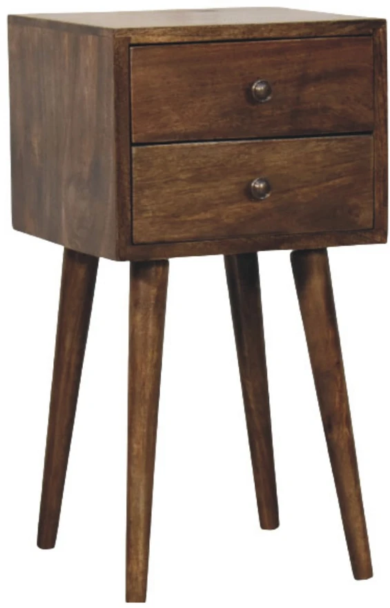 Artisan Furniture Nordic naktinis staliukas su 2 stalčiais