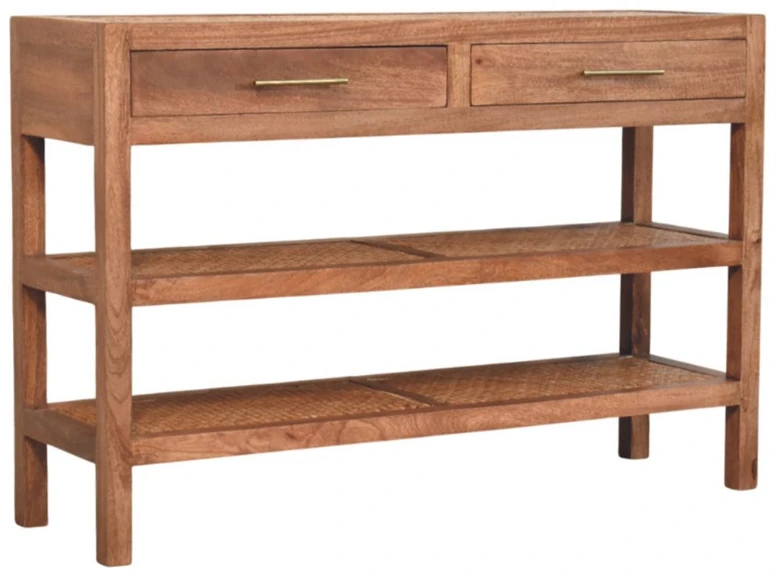 Artisan Furniture Pintas dviejų lygių konsolinis staliukas