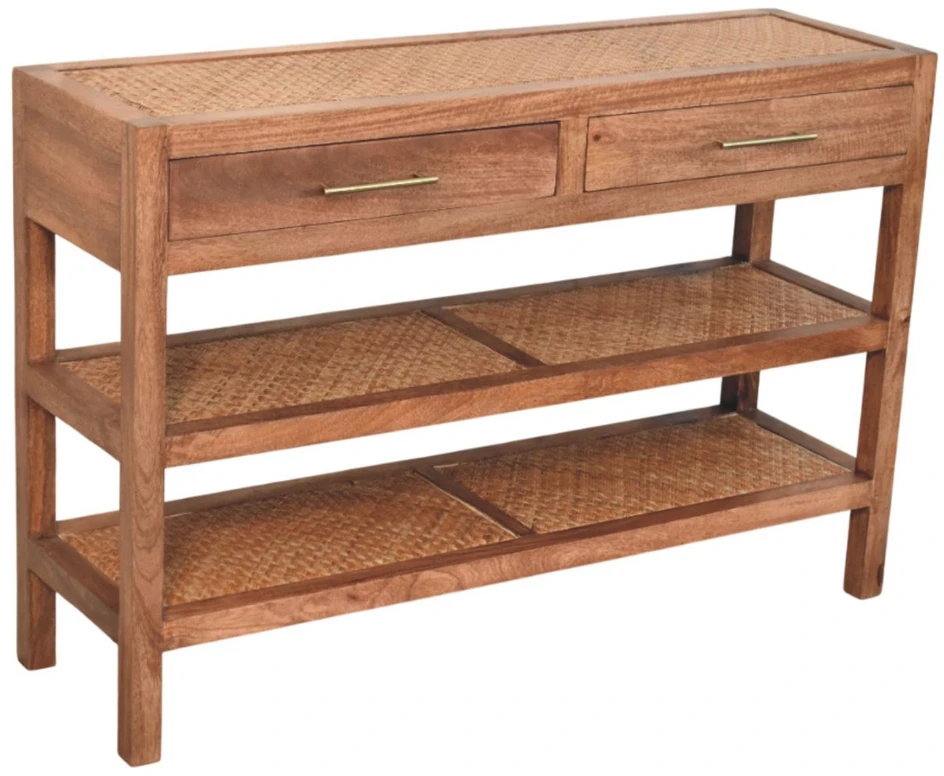 Artisan Furniture Pintas dviejų lygių konsolinis staliukas