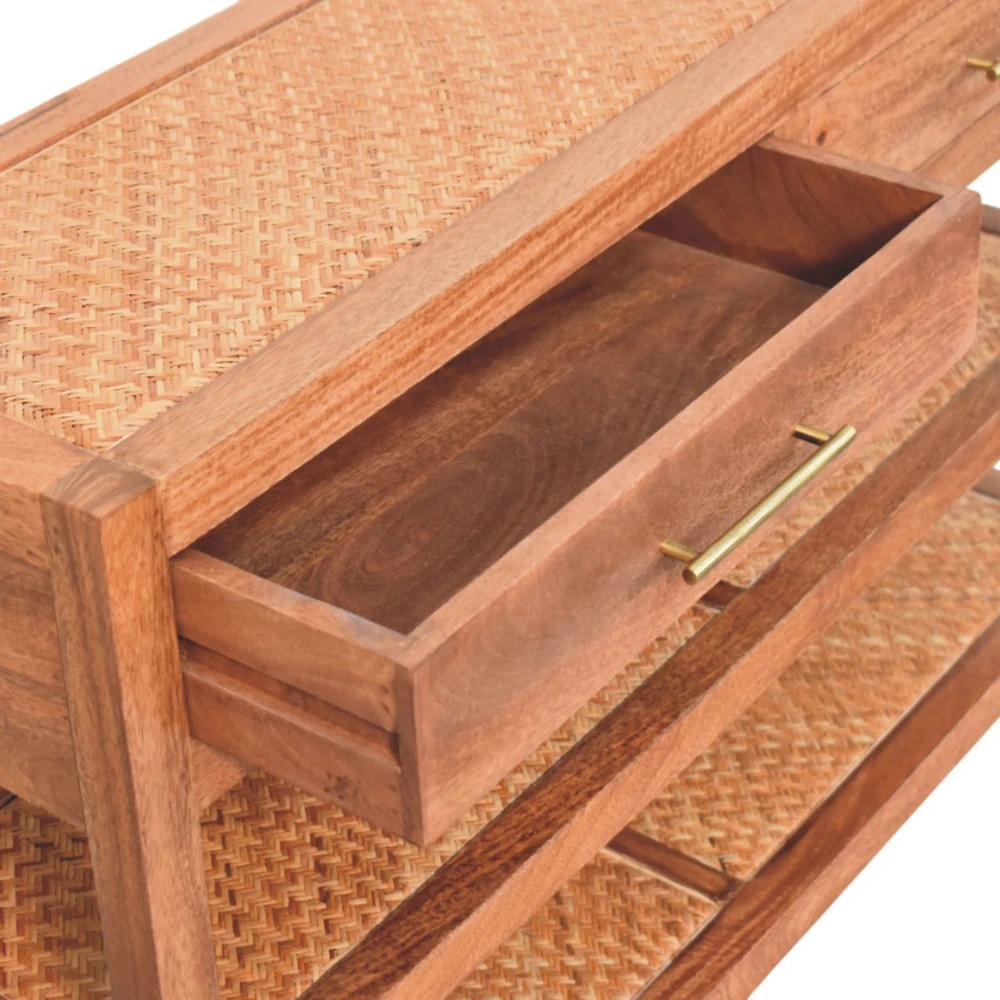 Artisan Furniture Pintas dviejų lygių konsolinis staliukas