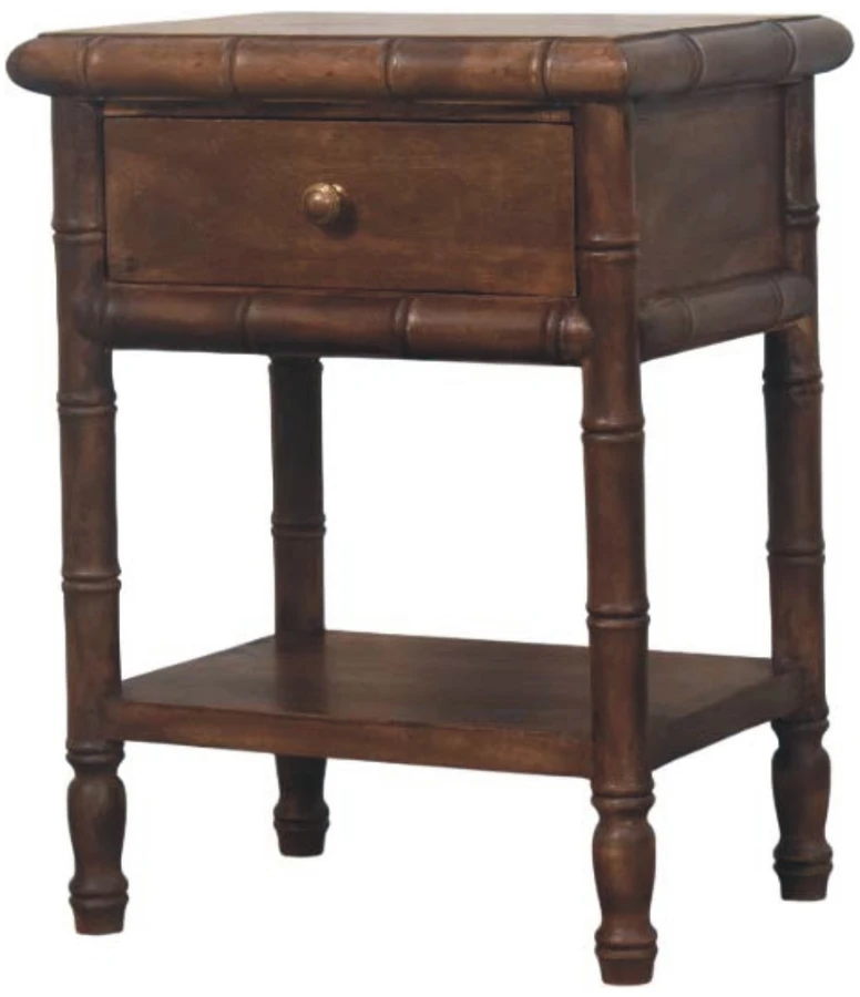 Artisan Furniture Raižyta Bambukinė naktinis staliukas