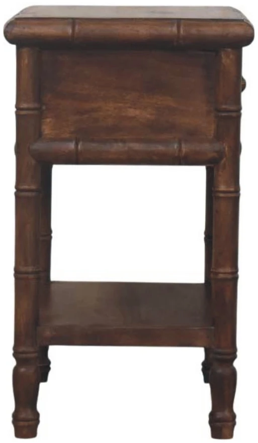 Artisan Furniture Raižyta Bambukinė naktinis staliukas