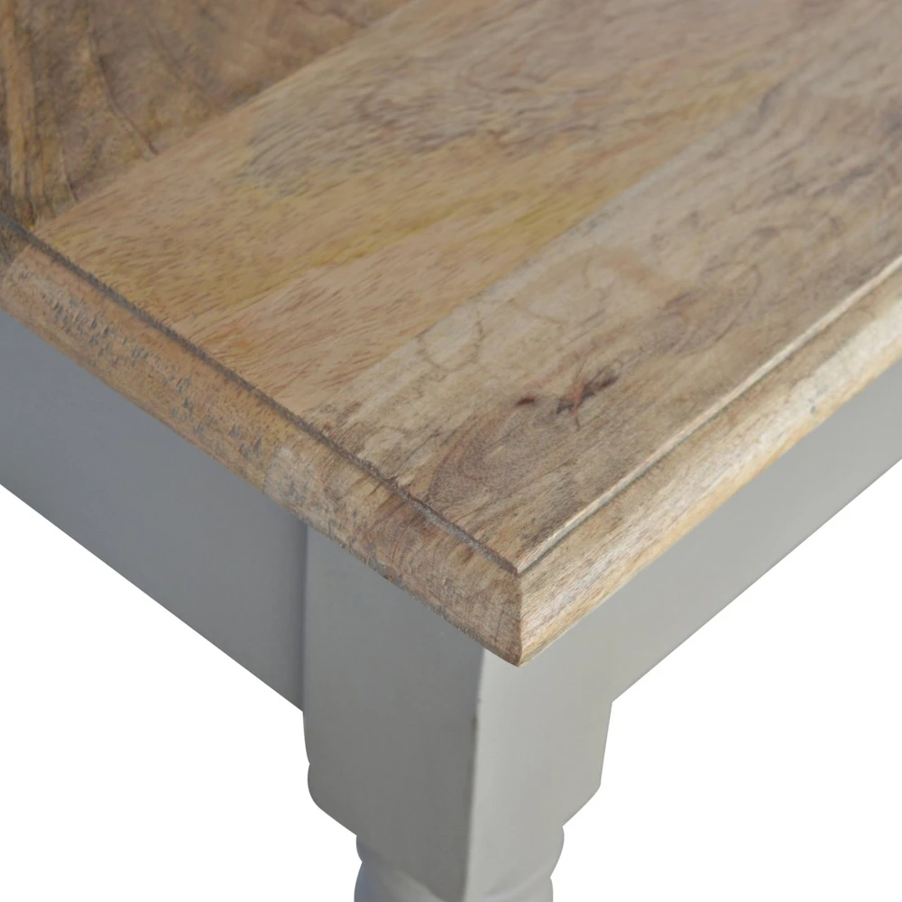 Artisan Furniture Rankomis dažytas mango medienos rašomasis stalas su stalčiumi