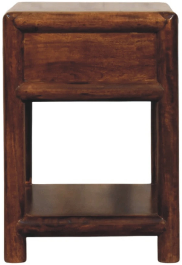 Artisan Furniture Regency mango medienos naktinis staliukas, kaštono atspalvio