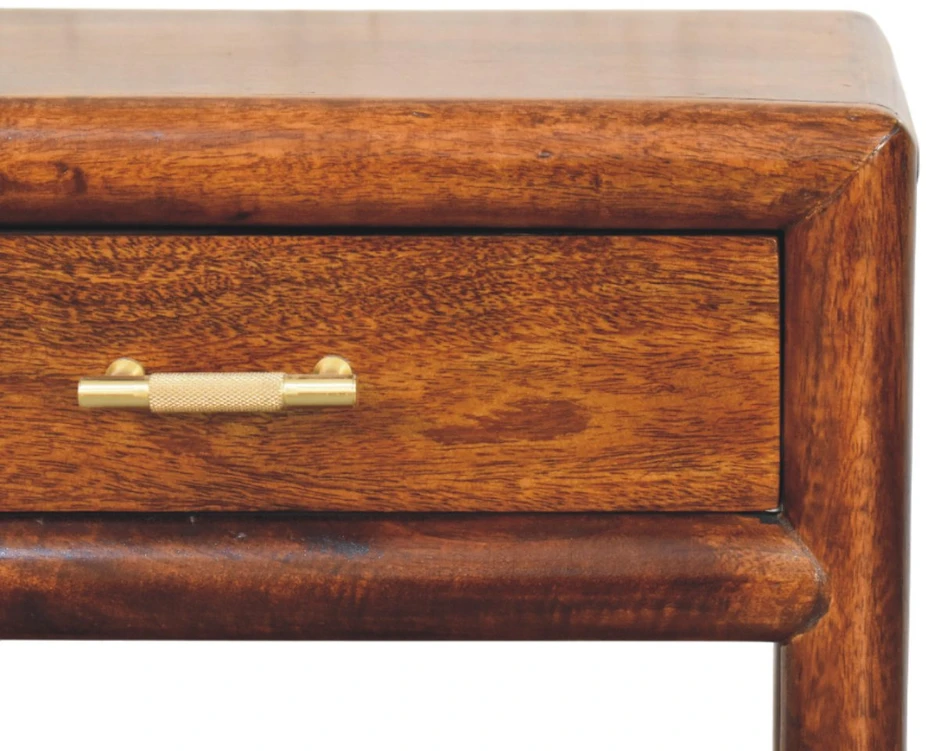 Artisan Furniture Regency mango medienos naktinis staliukas, kaštono atspalvio
