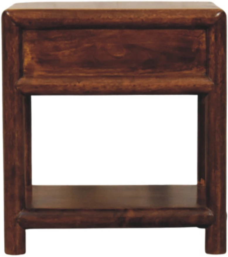 Artisan Furniture Regency mango medienos naktinis staliukas, kaštono atspalvio
