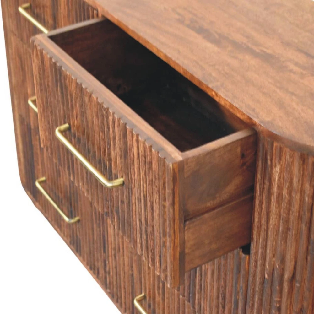 Artisan Furniture Ridgefront komoda, skrudintų migdolų atspalvio