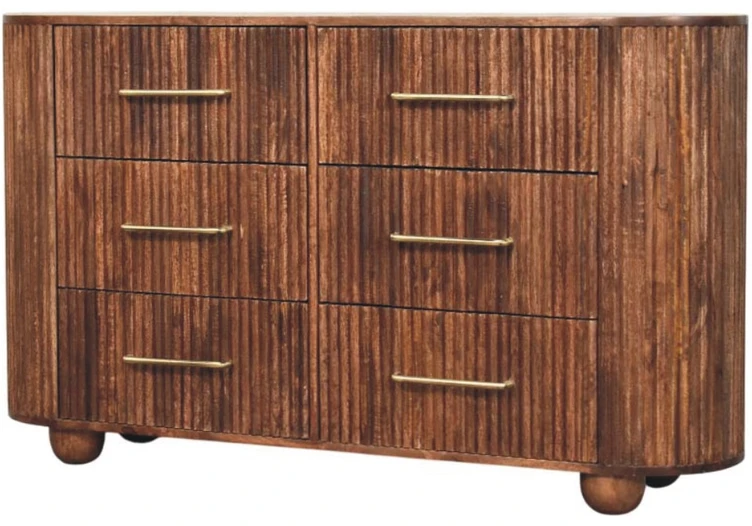 Artisan Furniture Ridgefront komoda, skrudintų migdolų atspalvio