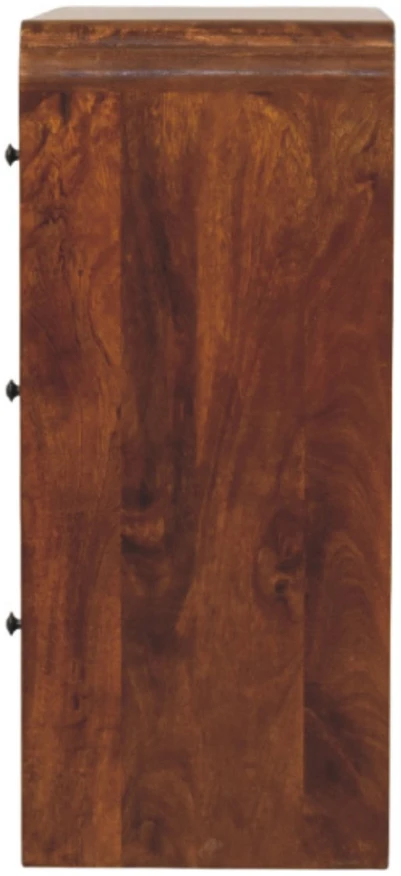 Artisan Furniture Riešutmedžio atspalvio komoda su 3 stalčiais, 70 cm