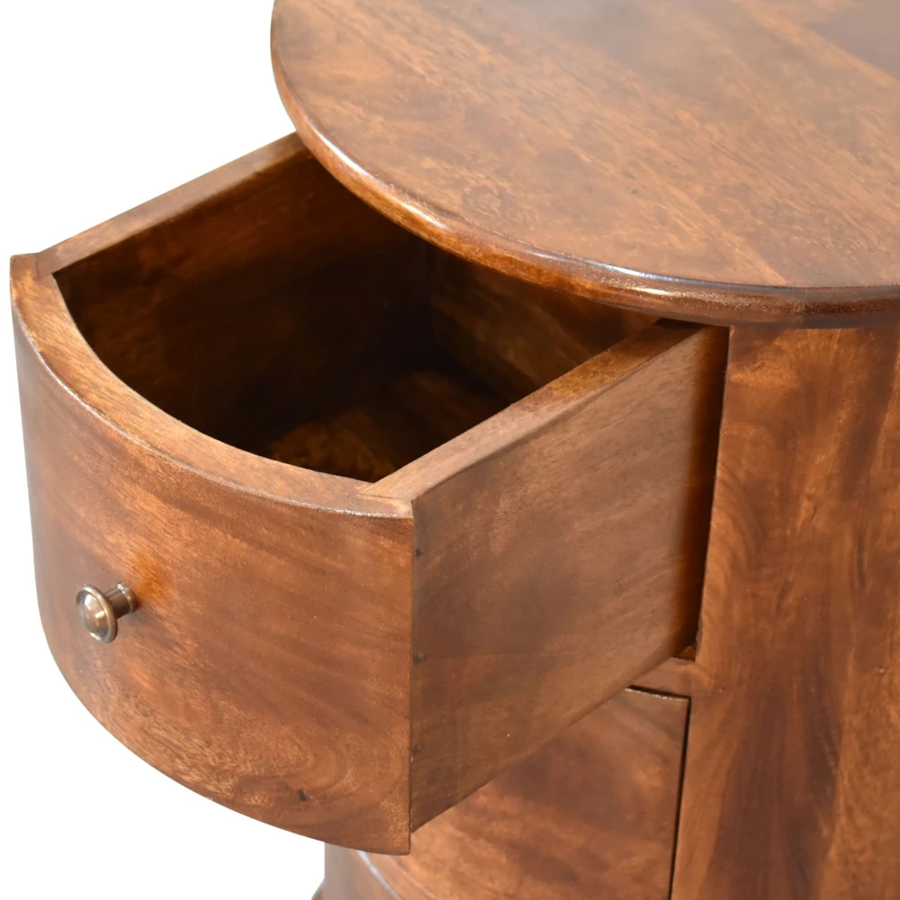 Artisan Furniture Riešutmedžio komoda su 3 stalčiais