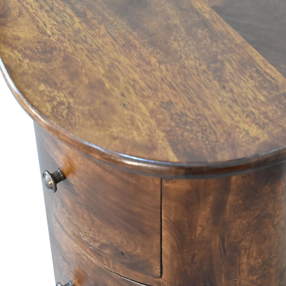 Artisan Furniture Riešutmedžio komoda su 3 stalčiais