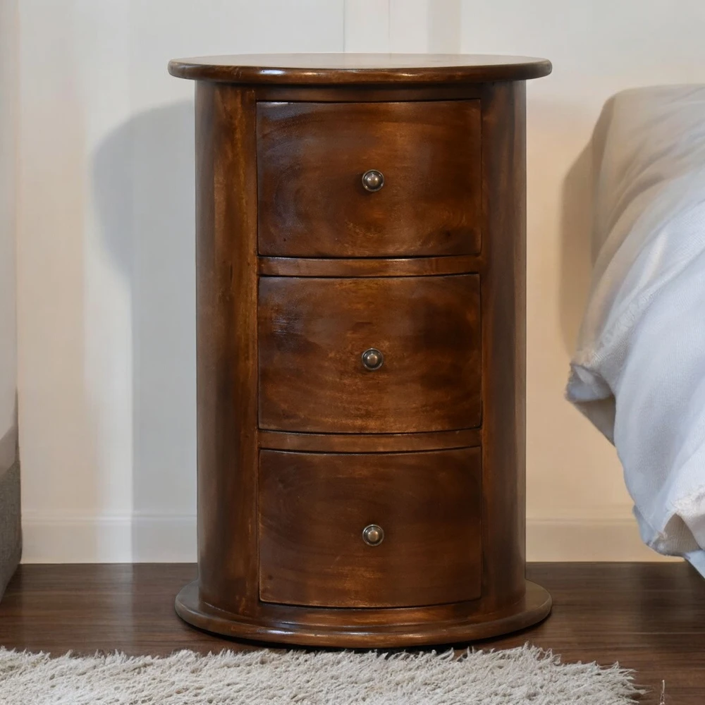 Artisan Furniture Riešutmedžio komoda su 3 stalčiais