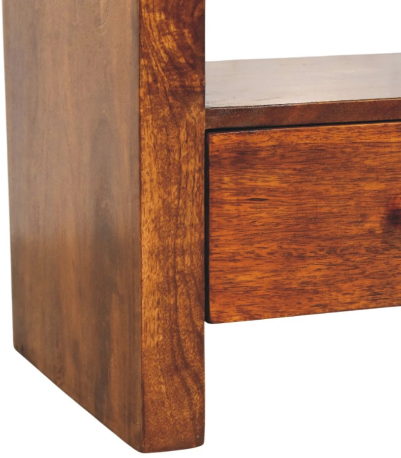 Artisan Furniture Riešutmedžio konsolinis staliukas su 3 stalčiais