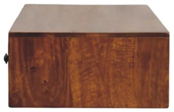 Artisan Furniture Riešutmedžio atspalvio konsolinis staliukas su 2 stalčiais