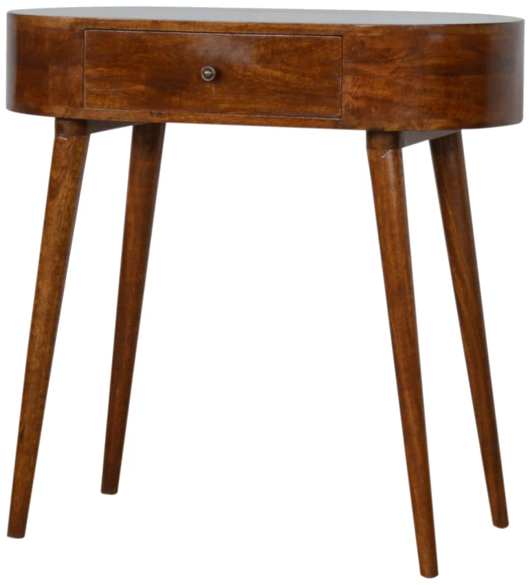 Artisan Furniture Riešutmedžio atspalvio konsolinis staliukas, 80 cm