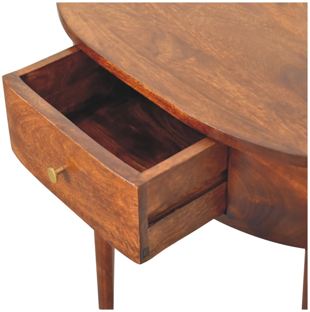 Artisan Furniture Riešutmedžio atspalvio konsolinis staliukas, 80 cm