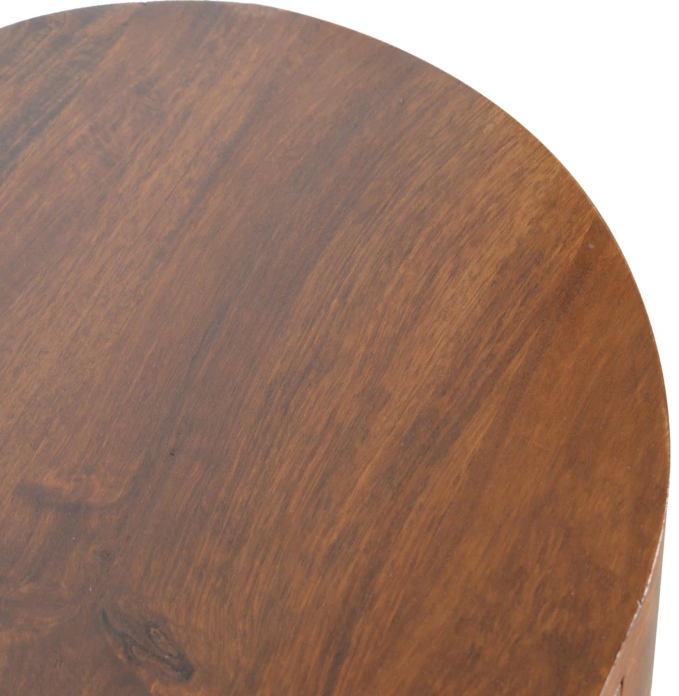 Artisan Furniture Riešutmedžio atspalvio konsolinis staliukas, 80 cm
