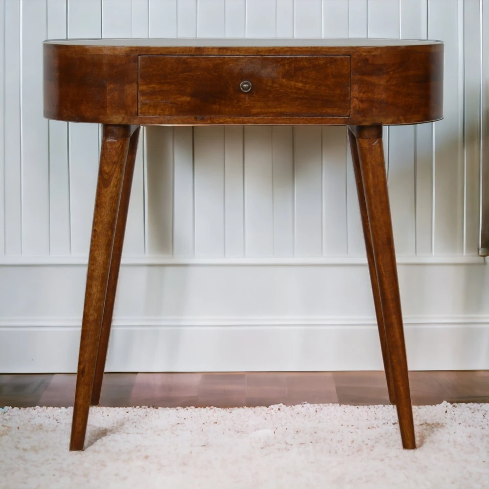 Artisan Furniture Riešutmedžio atspalvio konsolinis staliukas, 80 cm