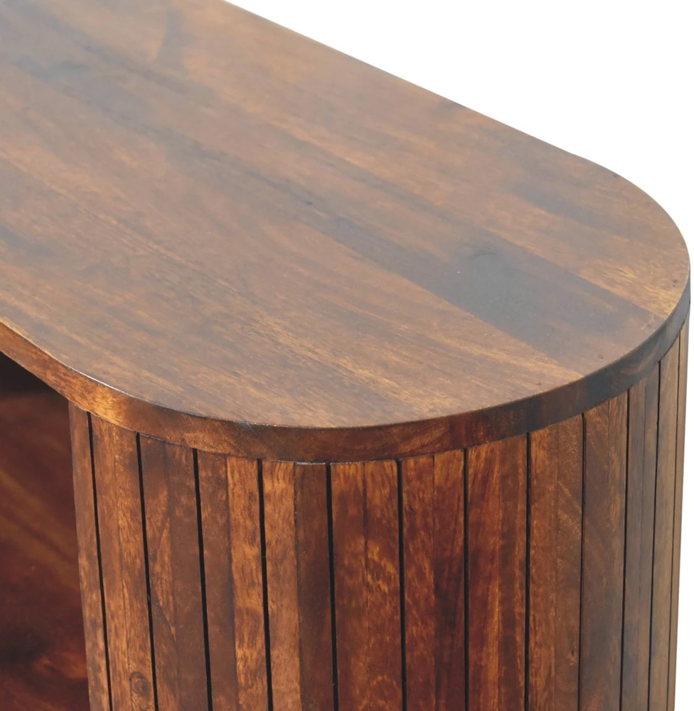 Artisan Furniture Riešutmedžio atspalvio konsolinis staliukas, 90 cm