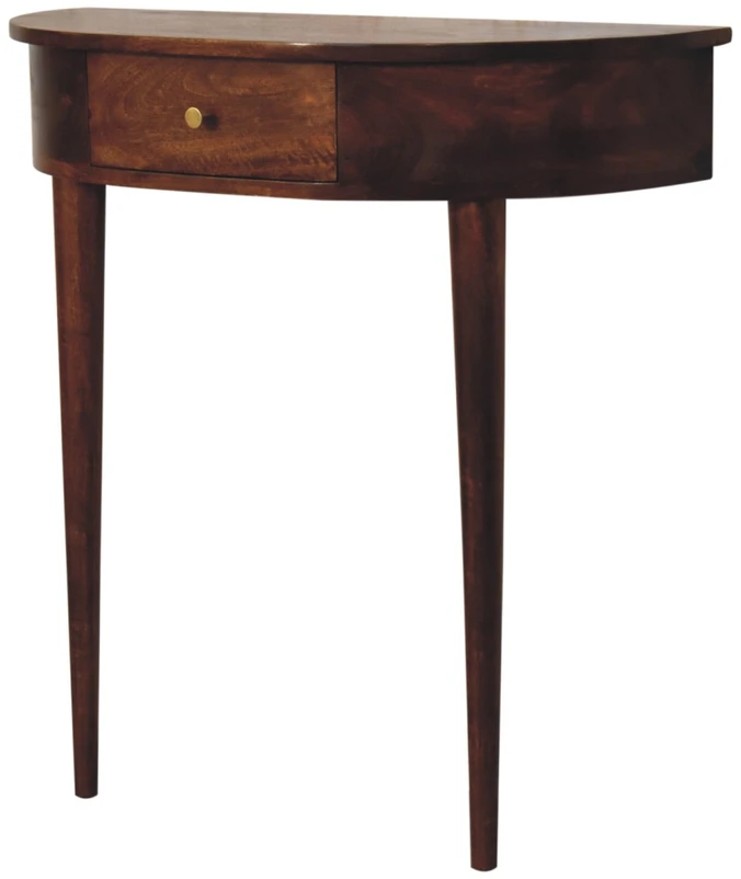 Artisan Furniture Riešutmedžio atspalvio konsolinis staliukas, 80 cm