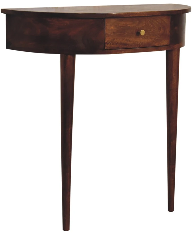 Artisan Furniture Riešutmedžio atspalvio konsolinis staliukas, 80 cm