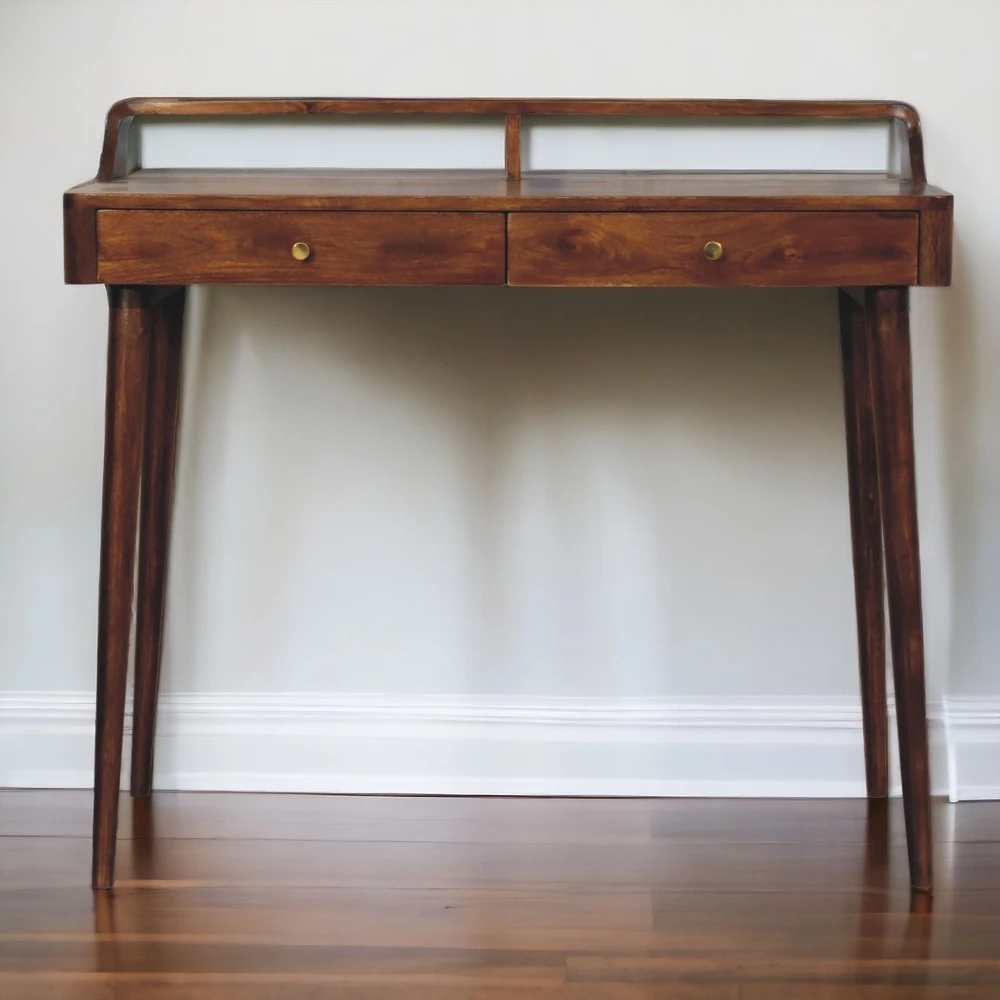 Artisan Furniture Riešutmedžio atspalvio konsolinis staliukas, 100 cm