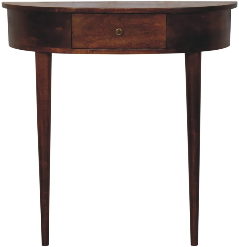 Artisan Furniture Riešutmedžio atspalvio konsolinis staliukas, 80 cm