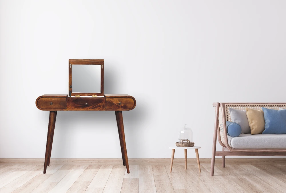 Artisan Furniture Riešutmedžio konsolinis staliukas