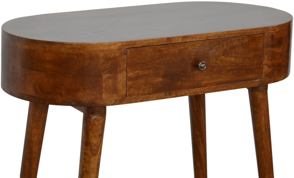 Artisan Furniture Riešutmedžio atspalvio konsolinis staliukas, 80 cm